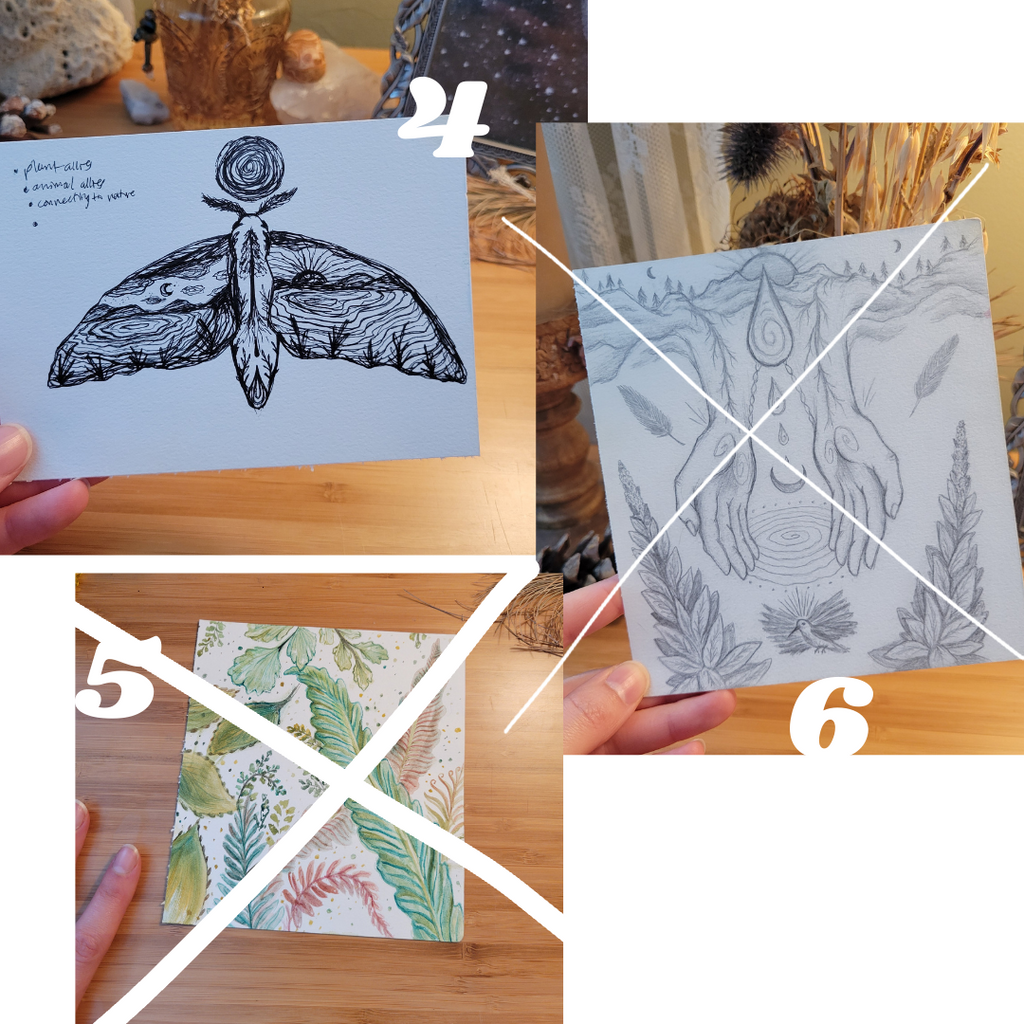 Original Art Raffle Fundraiser Entry 🍉 - Cyclical Roots & Cycles Journal – Healing tools & grounding guides for self-awareness & collective wellbeing