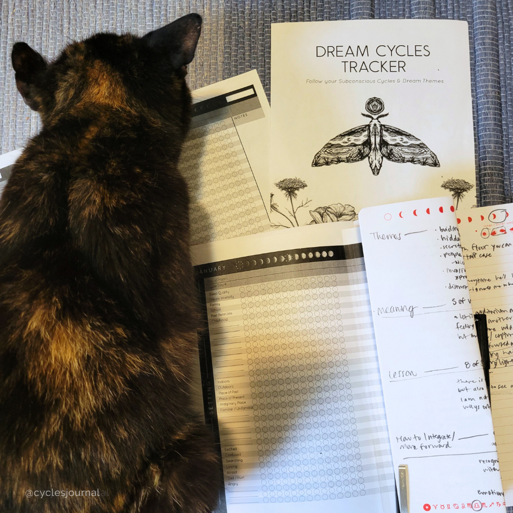 Dream Cycles Tracker: Follow your Subconscious Cycles & Dream Themes (Printable PDF) - Cyclical Roots & Cycles Journal – Healing tools & grounding guides for self-awareness & collective wellbeing