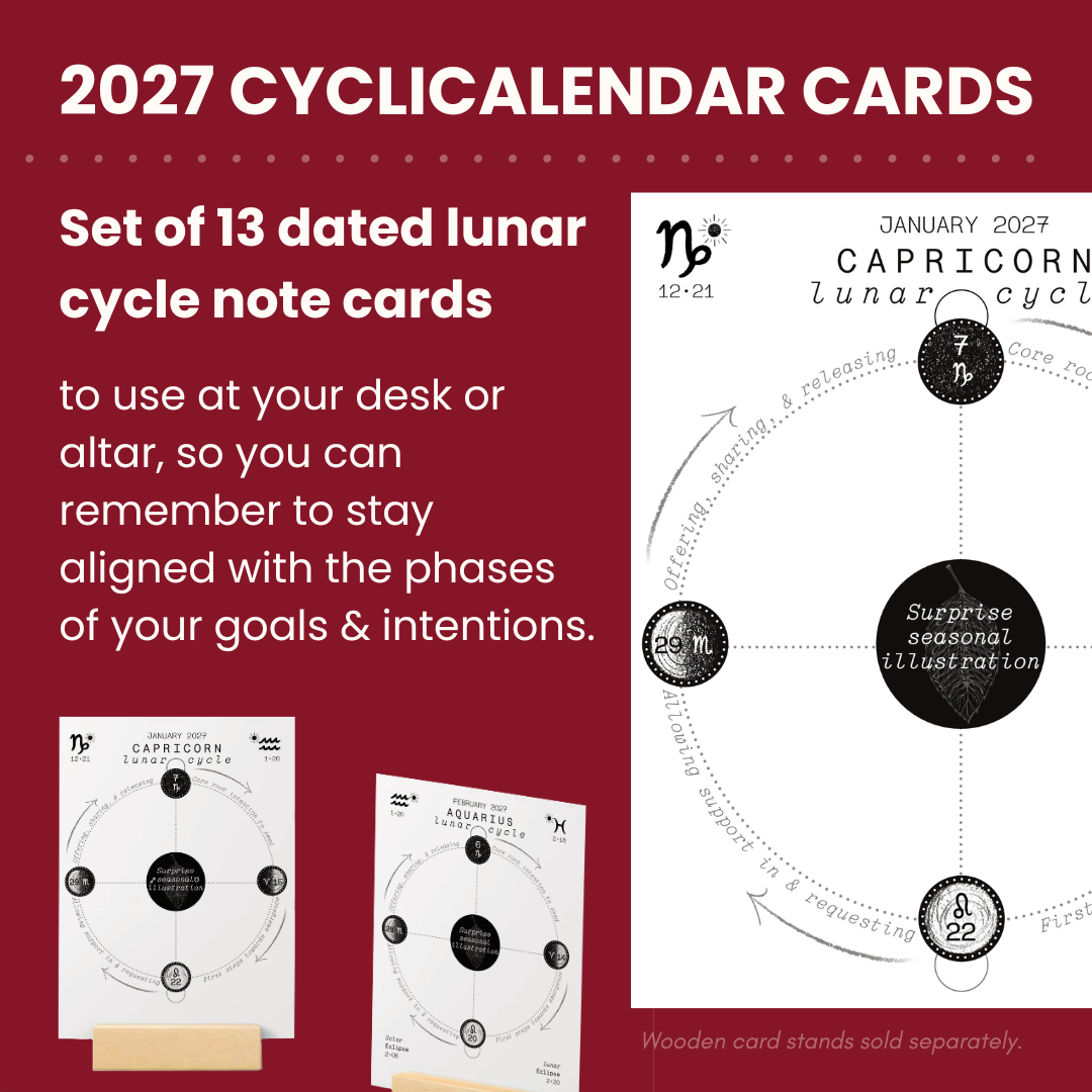 {PRE-ORDER} CYCLES JOURNAL® Your Lunar-centric Pattern Tracker + Planner (undated)
