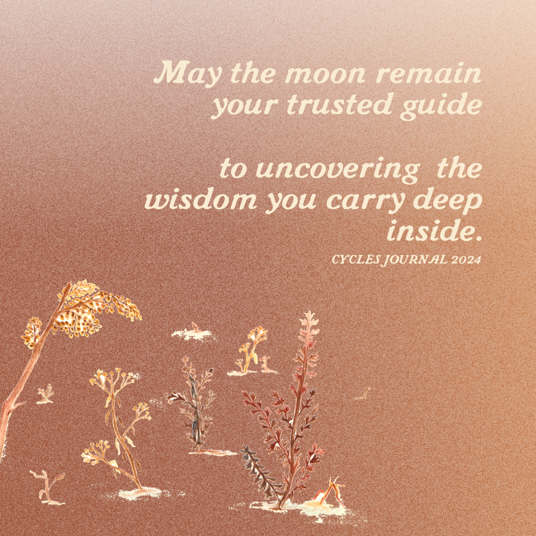 FREE Cycles Journal® 2024: Track Your Inner & Outer Moon + Womb Cycles