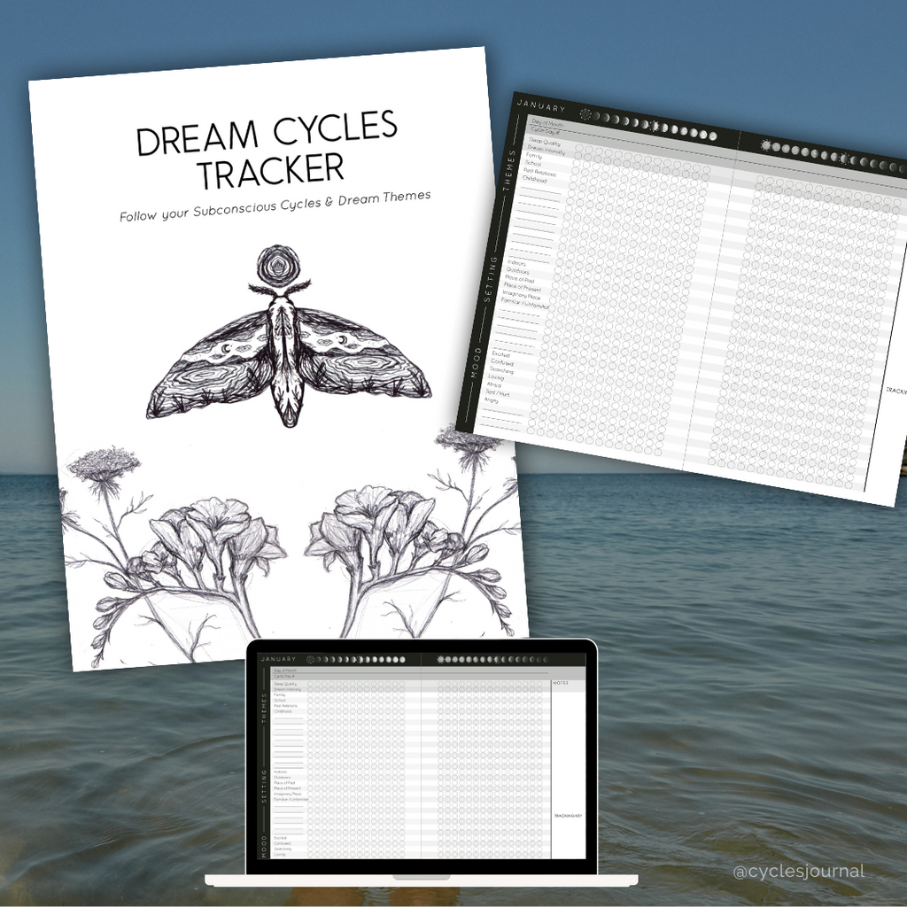 Dream Cycles Tracker: Follow your Subconscious Cycles & Dream Themes (Printable PDF) - Cyclical Roots & Cycles Journal – Healing tools & grounding guides for self-awareness & collective wellbeing