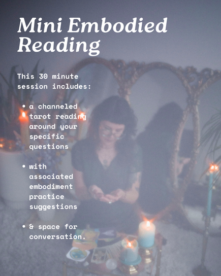 LIVE Embodied Tarot Reading with Rachael
