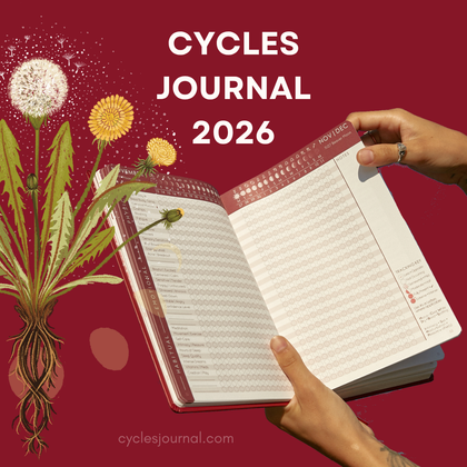 Cycles Journal® 2026: Lunar Planner & Cycle Tracker for Whole-Body Awareness — more than just mental &/or menstrual health