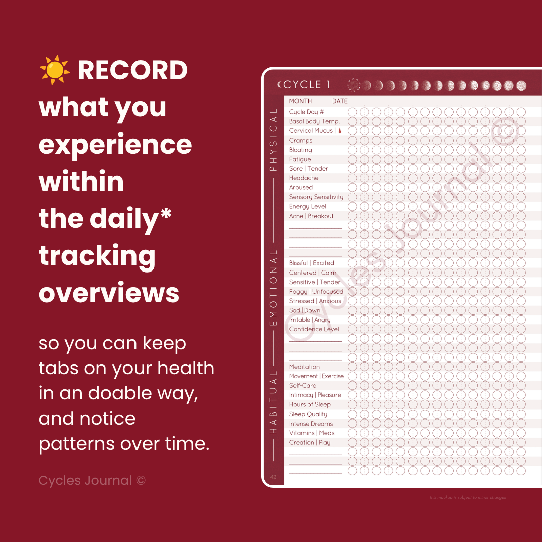 {PRE-ORDER} CYCLES JOURNAL® Your Lunar-centric Pattern Tracker + Planner (undated)