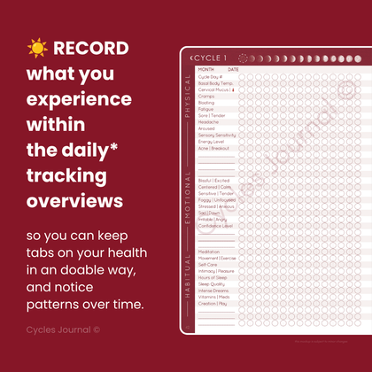 {PRE-ORDER} CYCLES JOURNAL® Your Lunar-centric Pattern Tracker + Planner (undated)