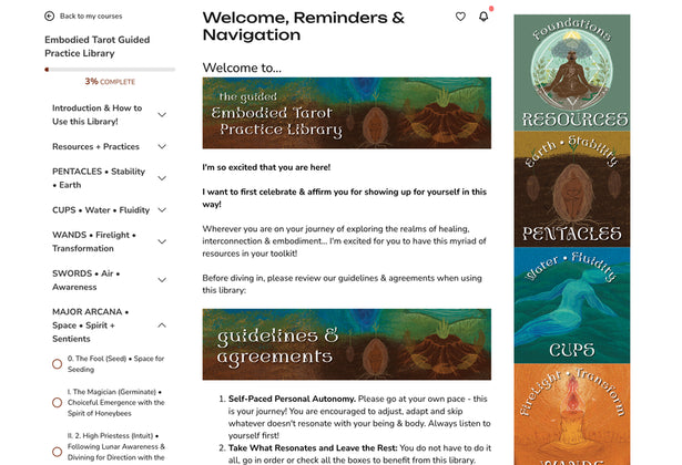 Embodied Ecosystems Tarot-Oracle Deck & Guidebook