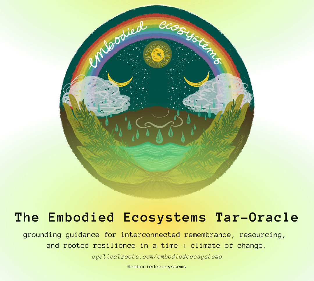 Embodied Ecosystems Tarot Oracle Deck grounding guidance and rooted resilience