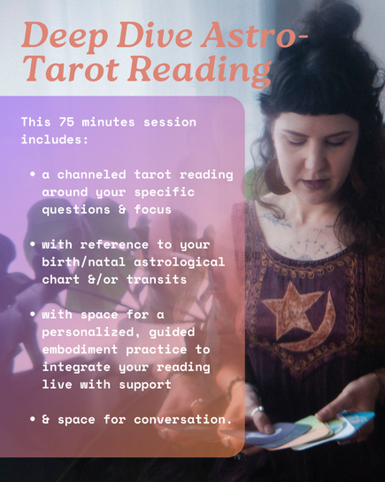 LIVE Embodied Tarot Reading with Rachael