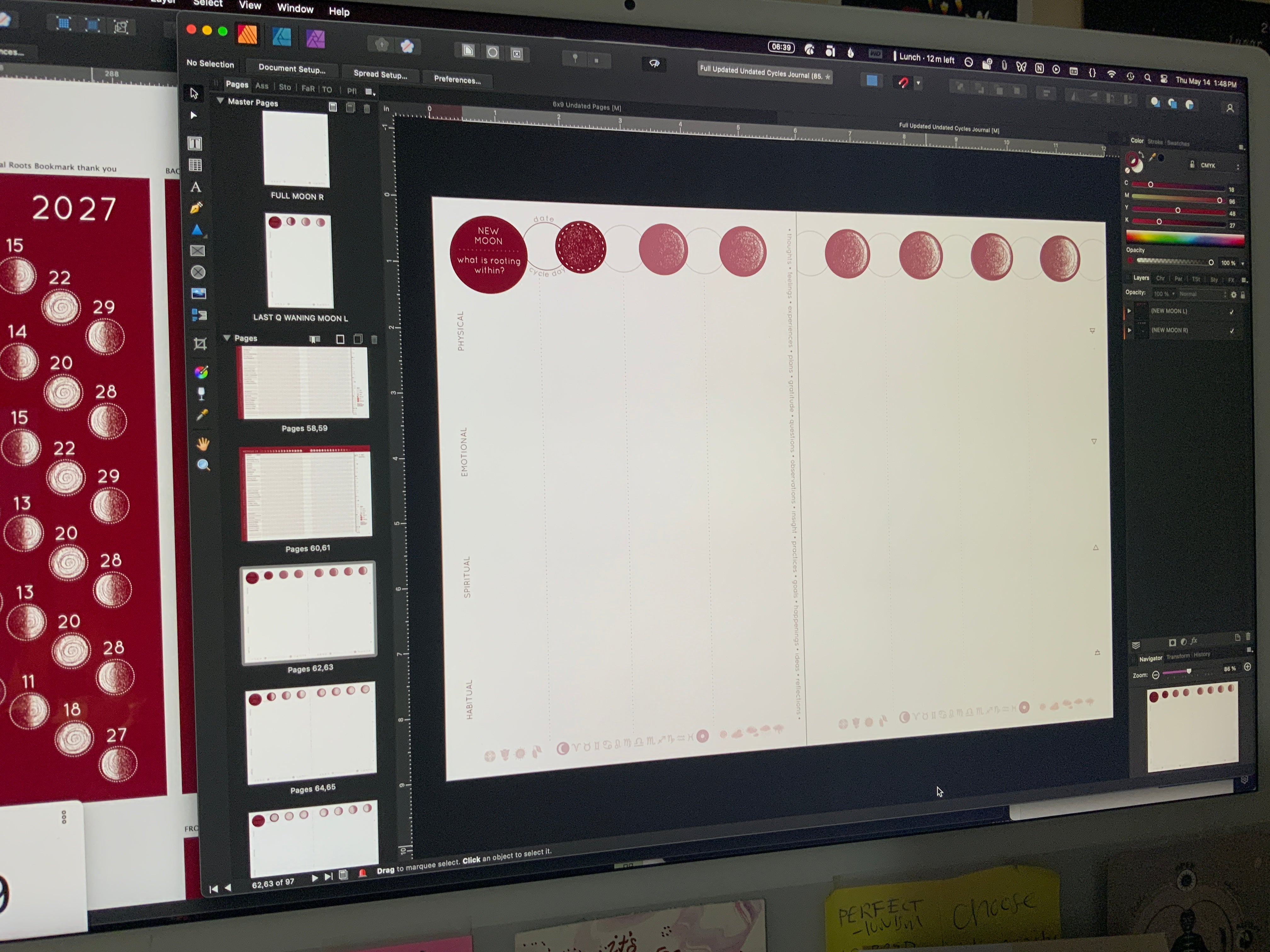 {PRE-ORDER} CYCLES JOURNAL® Your Lunar-centric Pattern Tracker + Planner (undated)