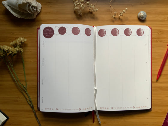 {PRE-ORDER} CYCLES JOURNAL® Your Lunar-centric Pattern Tracker + Planner (undated)