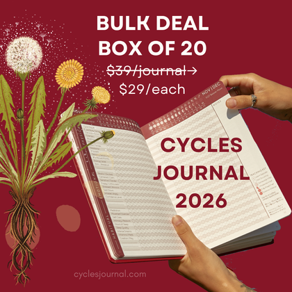 Special Bulk Community Gift Deal - Case of Cycles Journal 2026 (Quantity 20)