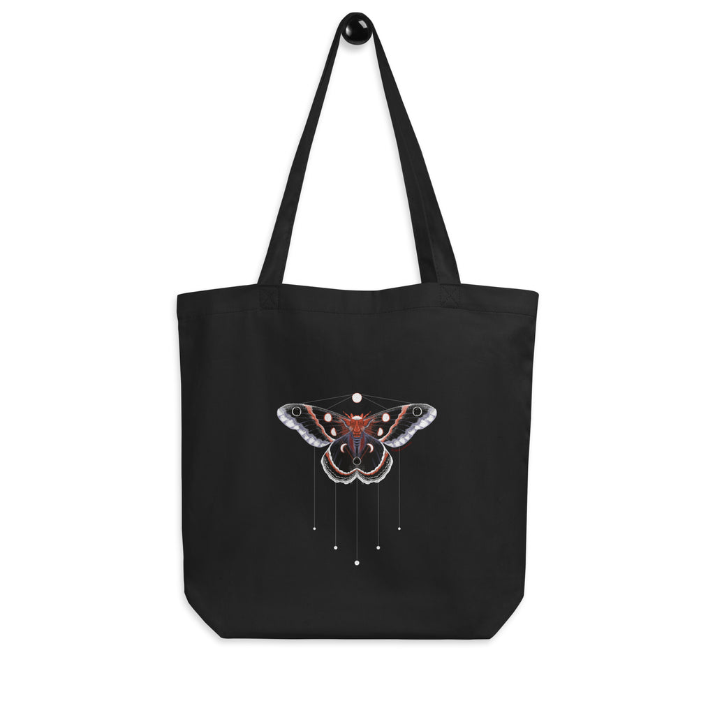 Moon Moth Eco Tote Bag (POD) - Cyclical Roots & Cycles Journal – Healing tools & grounding guides for self-awareness & collective wellbeing