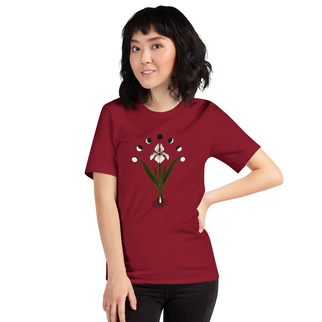 Iris Awareness Unisex t-shirt (POD) - Cyclical Roots & Cycles Journal – Healing tools & grounding guides for self-awareness & collective wellbeing