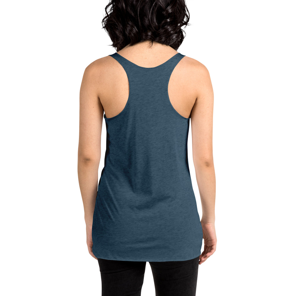 Iris Awareness - Racerback Tank Top (POD) - Cyclical Roots & Cycles Journal – Healing tools & grounding guides for self-awareness & collective wellbeing