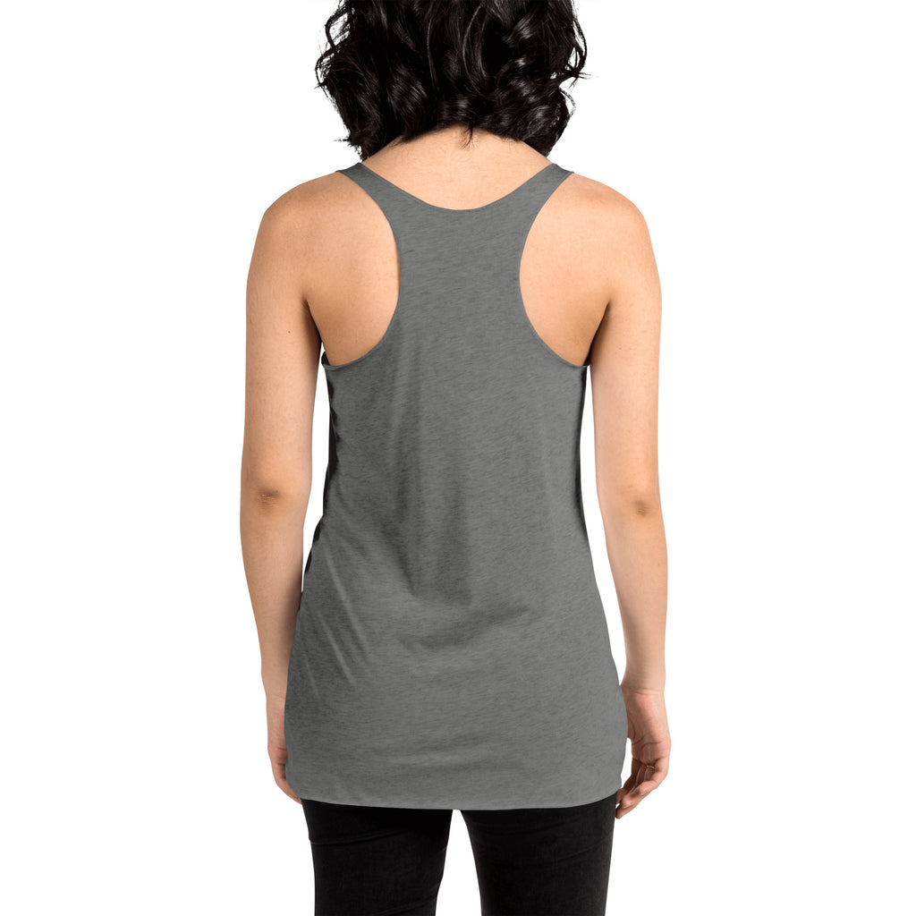 Iris Awareness - Racerback Tank Top (POD) - Cyclical Roots & Cycles Journal – Healing tools & grounding guides for self-awareness & collective wellbeing