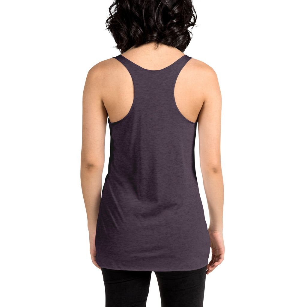 Iris Awareness - Racerback Tank Top (POD) - Cyclical Roots & Cycles Journal – Healing tools & grounding guides for self-awareness & collective wellbeing