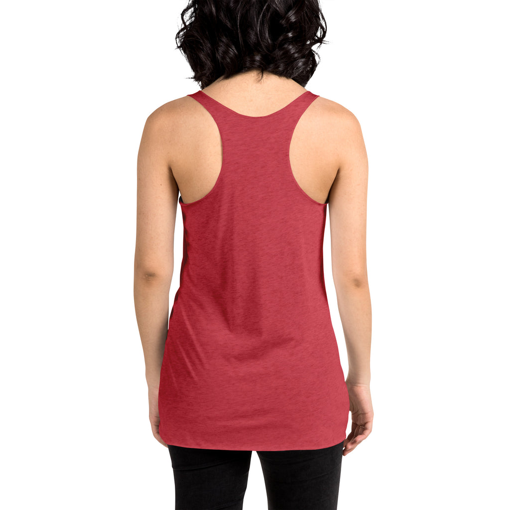 Iris Awareness - Racerback Tank Top (POD) - Cyclical Roots & Cycles Journal – Healing tools & grounding guides for self-awareness & collective wellbeing