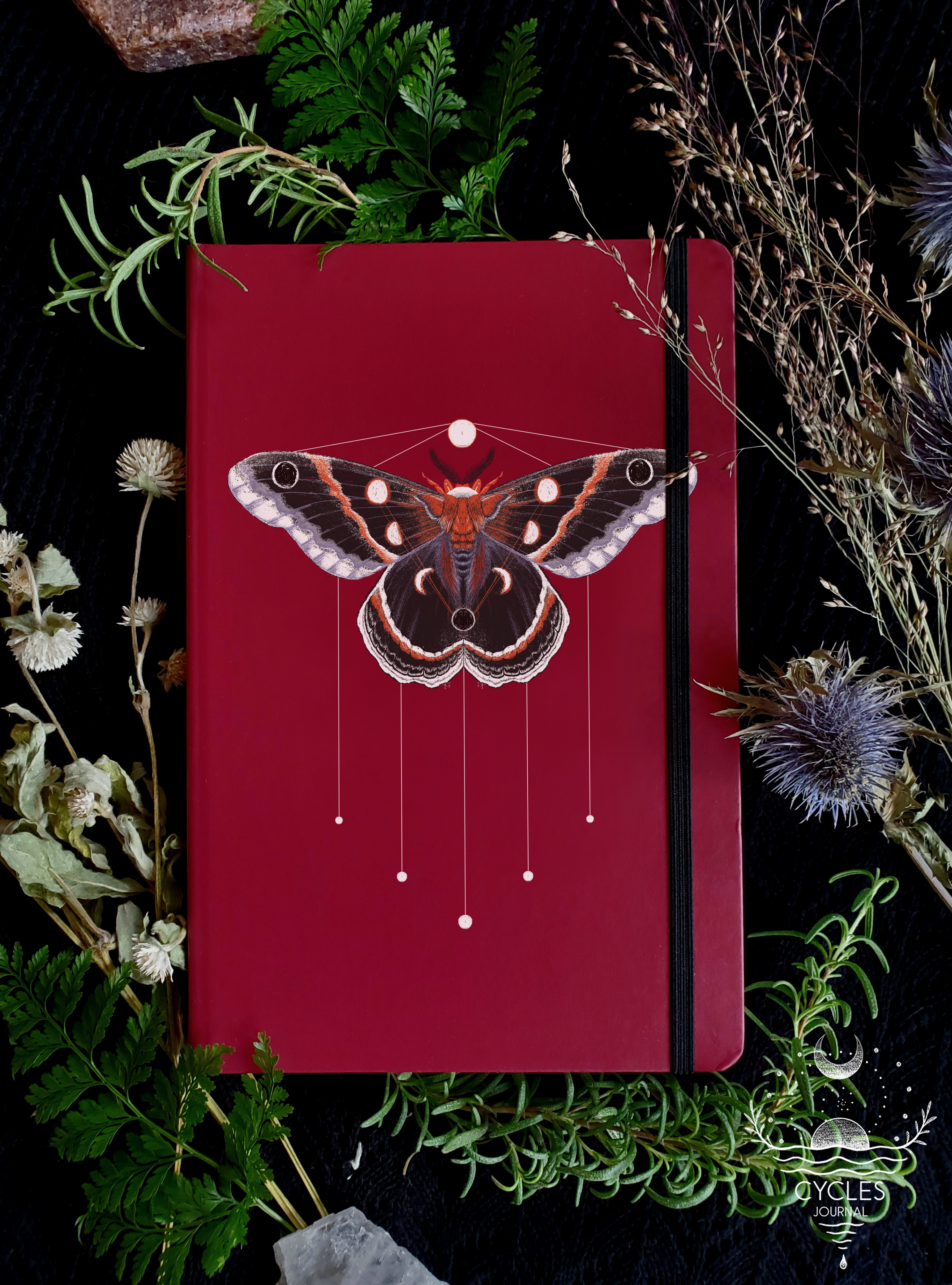 Cyclical Notebook – A Blank & Lined Tracking Journal for Expansion - Cyclical Roots & Cycles Journal – Healing tools & grounding guides for self-awareness & collective wellbeing